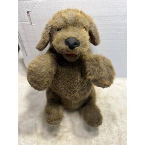 Folkmanis Sitting Dog Hand Puppet Plush Toy